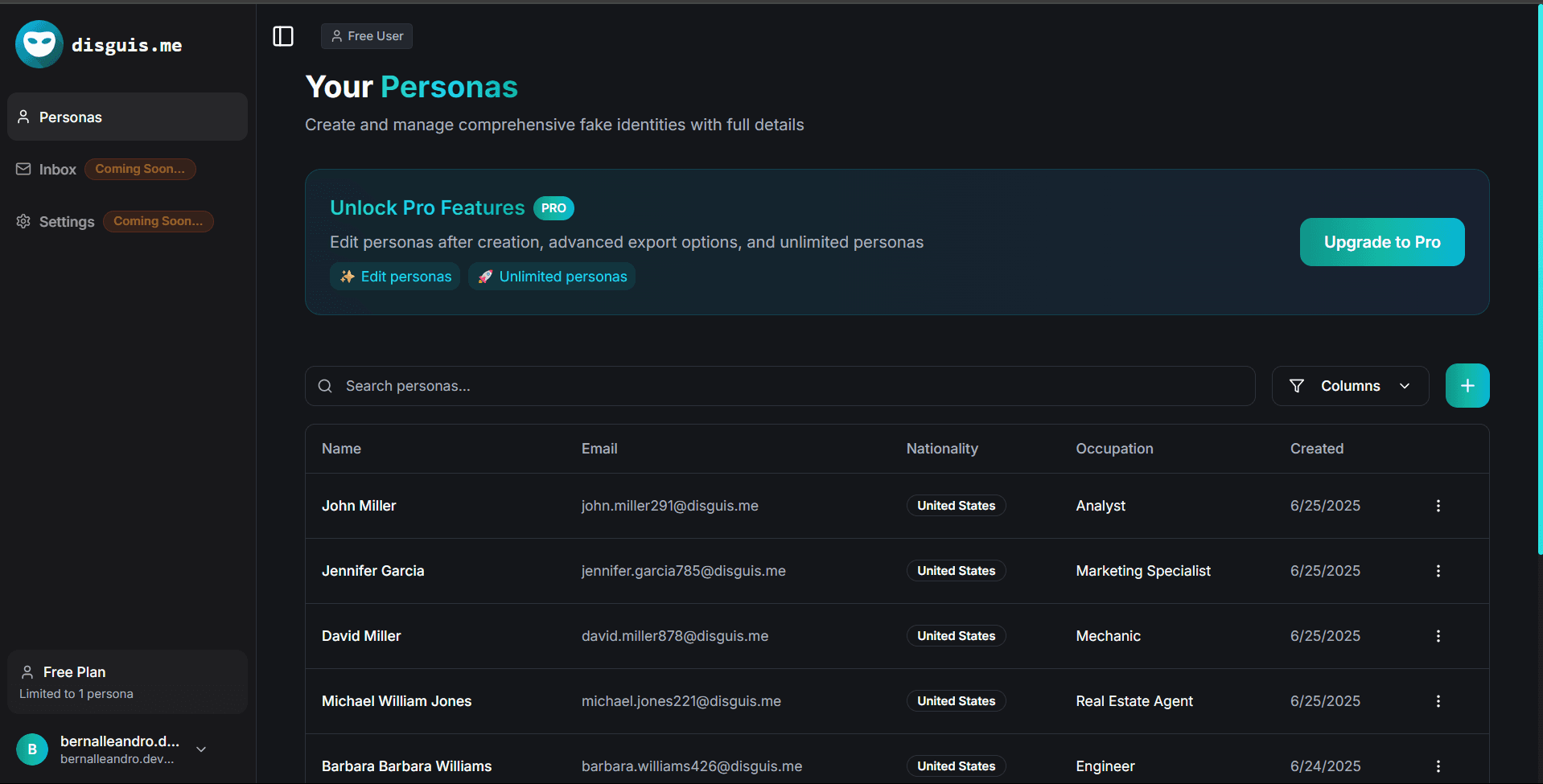 DisguisMe screenshot 2